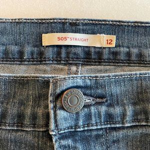 Levi's   505 Straight   Size 12 Short, W31 / L30
